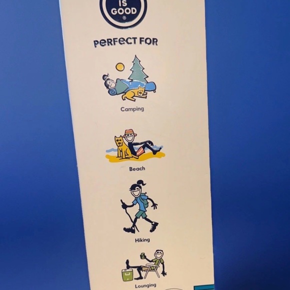 Life Is Good Blue Daisy Thermos - Picture 4 of 7